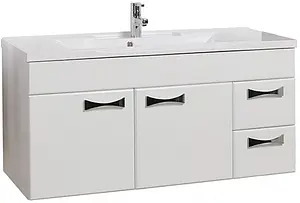 Тумба под умывальник подвесная Aquaton Диор 100 белый 1A167701DR010 Тумба под умывальник подвесная Aquaton Диор 100 белый 1A167701DR010, 1