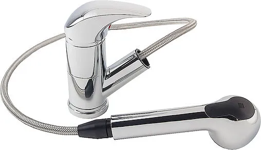 Смеситель для кухни с выдвижным изливом Damixa Space хром 101200000 Смеситель для кухни с выдвижным изливом Damixa Space хром 101200000