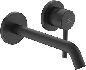 Смеситель для раковины из стены Ideal Standard Ceraline чёрный матовый A6938XG Смеситель для раковины из стены Ideal Standard Ceraline чёрный матовый A6938XG, 1