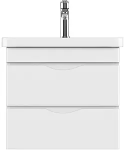 Тумба-умывальник подвесная ISVEA Neo 60 белый 21NGS311060E Тумба-умывальник подвесная ISVEA Neo 60 белый 21NGS311060E, 1