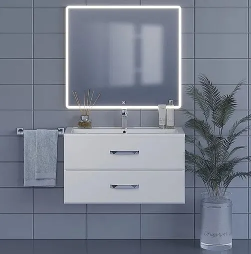 Тумба-умывальник подвесная Uperwood Foster 90 белый 291020532 Тумба-умывальник подвесная Uperwood Foster 90 белый 291020532