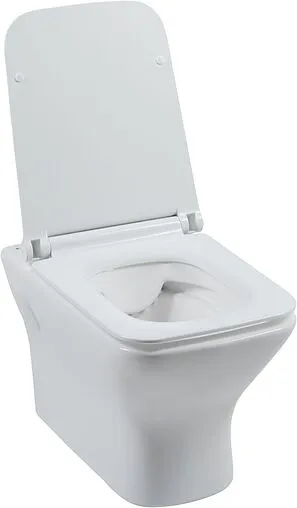 Унитаз подвесной безободковый Aquanet Cube Rimless белый Cube-W