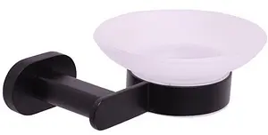 Мыльница Rav Slezak Yukon чёрный матовый YUA0300CMAT Мыльница Rav Slezak Yukon чёрный матовый YUA0300CMAT, 1