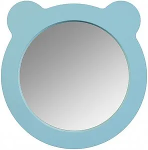 Зеркало Aquaton Каспер Мишка 50 голубой матовый 1A283302CR0E0, 1