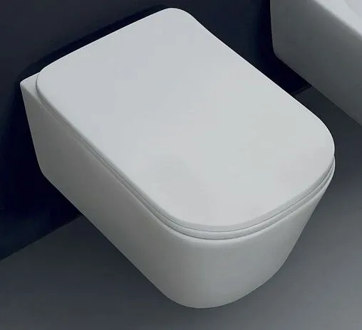 Крышка-сиденье для унитаза с микролифтом Kerasan Tribeca Slim белый 519101