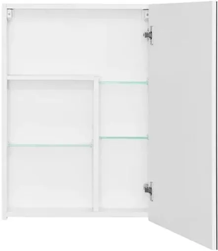 Шкаф-зеркало Aquaton Асти 50 R белый глянец 1A263302AX010