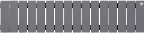 Радиатор биметаллический 16 секций Royal Thermo PianoForte 200 Silver Satin RTPSS20016
