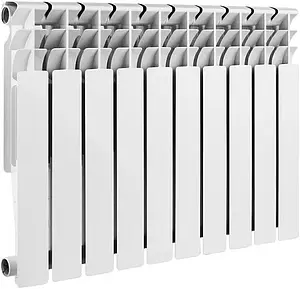 Радиатор алюминиевый 10 секций Konner LUX 500/100 6128641 Радиатор алюминиевый 10 секций Konner LUX 500/100 6128641, 1