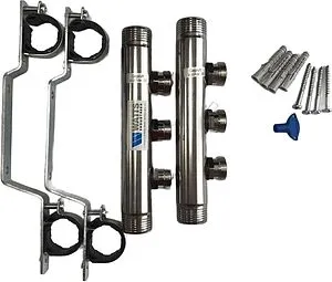 Группа коллекторная распределительная 3 отвода 1"н/н x ¾"ек Watts HLV2000 VA 10080775 Группа коллекторная распределительная 3 отвода 1"н/н x ¾"ек Watts HLV2000 VA 10080775, 4