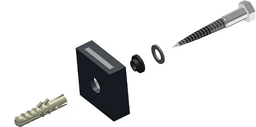 Комплект шумоизолирующих элементов для опорной пластины Poloplast POLO-CLIP HS P1915