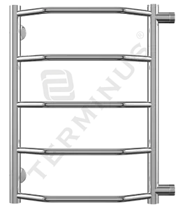 Полотенцесушитель водяной лесенка Terminus Виктория П5 400х596 б/п 500 полированная сталь 4670030725097, 1