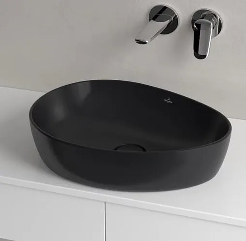 Раковина Villeroy&amp;Boch Antao 50 черный матовый 4A7351R7