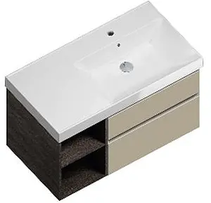 Тумба под умывальник подвесная Kerama Marazzi Cubo 90 лимо/ментс CUB.90Rh\LIM Тумба под умывальник подвесная Kerama Marazzi Cubo 90 лимо/ментс CUB.90Rh\LIM, 1