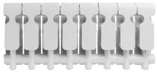 Радиатор биметаллический 8 секций Rommer Plus Bm 200 RBM-3210-020008