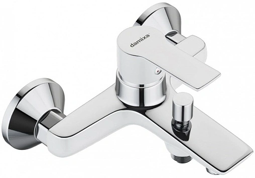 Смеситель для ванны Damixa Origin Elegance белый/хром 841000000 Смеситель для ванны Damixa Origin Elegance белый/хром 841000000