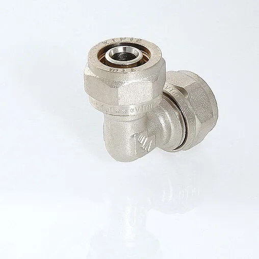 Уголок компрессионный соединительный 16мм Valtec VTm.351.N.001616