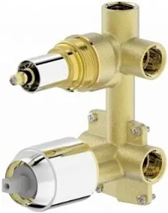 Скрытая часть смесителя для 3 потребителей Bravat Built-in D969CP-B-ENG Скрытая часть смесителя для 3 потребителей Bravat Built-in D969CP-B-ENG, 1