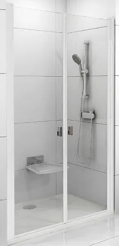 Дверь в нишу 1000мм прозрачное стекло Ravak Chrome CSDL2-100 0QVAC10LZ1