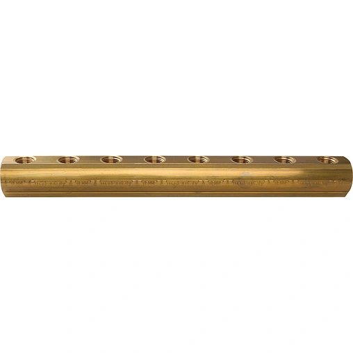 Коллектор распределительный проходной 8 отводов 1&quot;в/в x ½&quot;в Tiemme 1970006