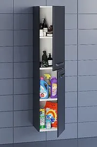 Шкаф-пенал подвесной Uperwood Upd Foster чёрный матовый 291020527, 3