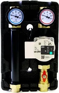 Насосный модуль с прямым контуром 1"в х 1"в Uni-Fitt 490P2500 с насосом Wilo Para 25/6 Насосный модуль с прямым контуром 1"в х 1"в Uni-Fitt 490P2500 с насосом Wilo Para 25/6, 1