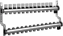 Группа коллекторная без расходомеров 12 отводов 1"в/в x ¾"ек Meibes M1794132 Группа коллекторная без расходомеров 12 отводов 1"в/в x ¾"ек Meibes M1794132
