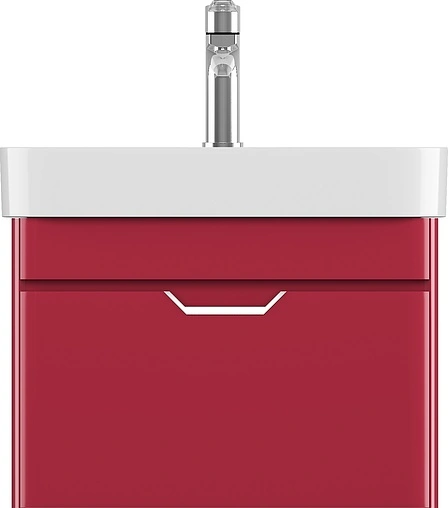 Тумба-умывальник подвесная ISVEA Fonte 57 красный 21USS115057I+10SQ50057SV Тумба-умывальник подвесная ISVEA Fonte 57 красный 21USS115057I+10SQ50057SV
