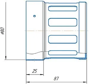 Наконечник дымохода Ø 80мм (алюминий) Krats Z80-1, 2