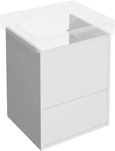 Тумба под умывальник подвесная Kerama Marazzi Pro 50 белый матовый PRO.50.2\WHT