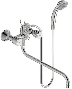 Смеситель для ванны с длинным изливом Vidima Eco хром BA164AA, 1