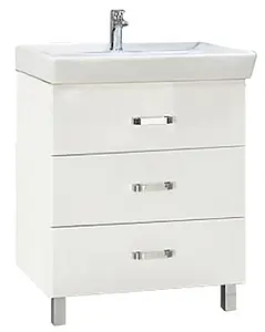 Тумба под умывальник напольная Aquaton Америна 80 M белый 1A169101AM010, 1
