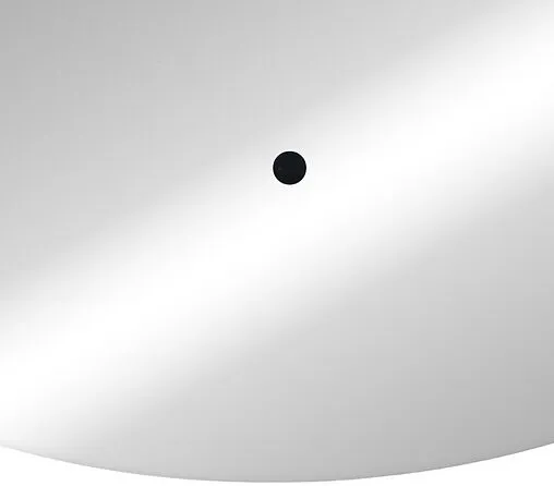 Зеркало с подсветкой Continent Glamour Led 80x90 с часами белый ЗЛП606