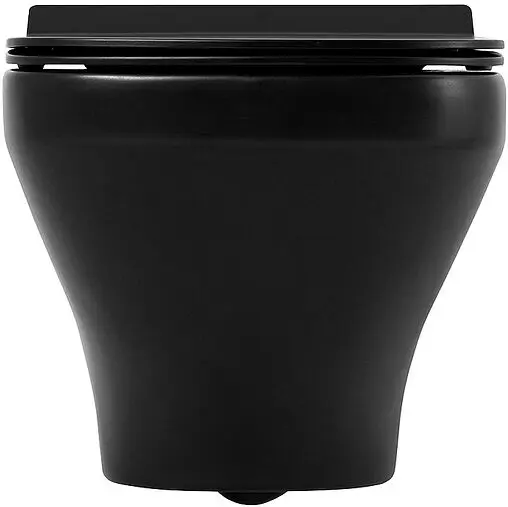 Комплект 5 в 1 BelBagno Sela BB3201CHR-MB/BB3201SC-MB/BB002-80/BB007-PR-NERO.M с кнопкой черный матовый