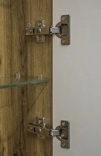 Шкаф-зеркало Домино Craft 100 дуб вотан DCr2206HZ