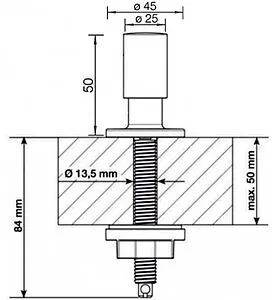 Ручка клапана-автомата Blanco чёрный 238688 Ручка клапана-автомата Blanco чёрный 238688, 2
