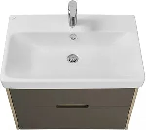 Тумба-умывальник подвесная Aquaton Оливия 70 грей/дуб ойстер 1A2543K0OLUG0, 3