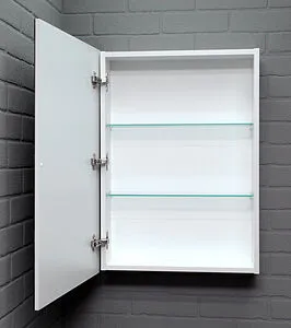 Шкаф-зеркало Домино Хеппи 50 белый DI44191HZ, 5