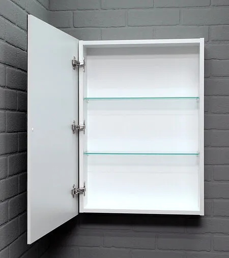 Шкаф-зеркало Домино Хеппи 50 белый DI44191HZ