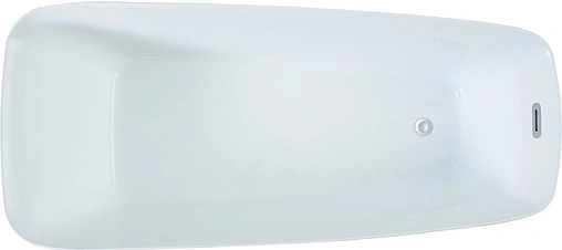 Ванна акриловая отдельностоящая Aquanet Family Trend 170x78 Gloss Finish белый/панель Black matte 90778-GW-MB