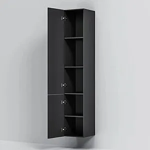 Шкаф-пенал подвесной Am.Pm Gem 30 R чёрный матовый M90CHR0306BM, 4