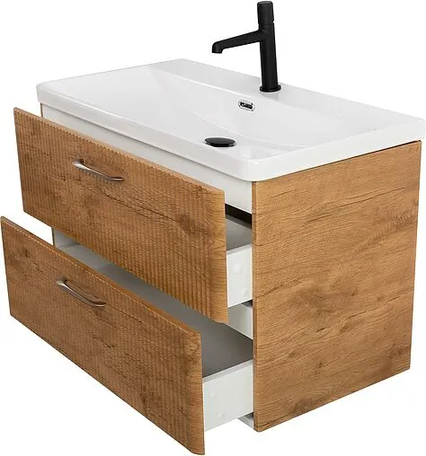 Тумба под умывальник подвесная BelBagno DUE 80 Rovere Nature DUE-800-2C-SO-RN-P