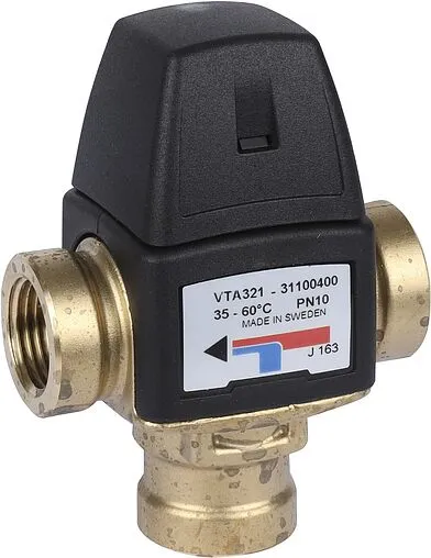 Трехходовой термостатический смесительный клапан ½&quot; +35...+60°С Kvs 1.5 ESBE VTA321 3110 04 00
