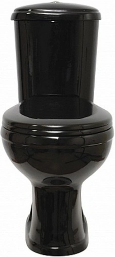 Унитаз-компакт Оскольская керамика Дора-Антивсплеск стандарт черный 47374130402