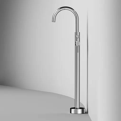 Смеситель для ванны напольный Am.Pm Sense хром F7514100 Смеситель для ванны напольный Am.Pm Sense хром F7514100