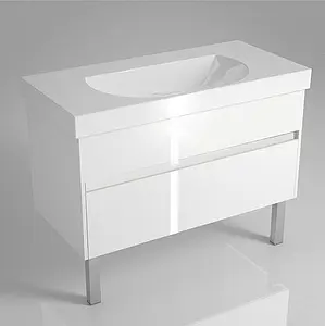 Тумба-умывальник напольная Kerama Marazzi Buongiorno 100 европейский белый BGN.100.2\WHT.UK+BG.wb.100 Тумба-умывальник напольная Kerama Marazzi Buongiorno 100 европейский белый BGN.100.2\WHT.UK+BG.wb.100, 1