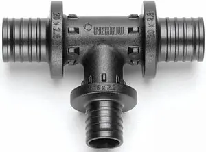 Тройник аксиальный редукционный 25мм x 16мм x 25мм Rehau Rautitan PX 11600621001 Тройник аксиальный редукционный 25мм x 16мм x 25мм Rehau Rautitan PX 11600621001, 1