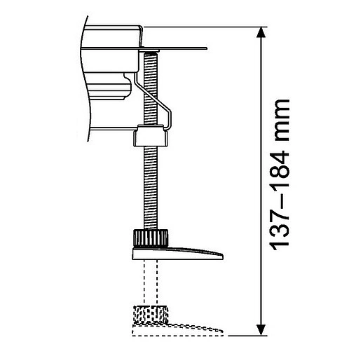 Ножки для лотка h=139мм TECEdrainline 660004 Ножки для лотка h=139мм TECEdrainline 660004
