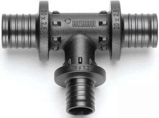 Тройник аксиальный редукционный 25мм x 16мм x 25мм Rehau Rautitan PX 11600621001 Тройник аксиальный редукционный 25мм x 16мм x 25мм Rehau Rautitan PX 11600621001