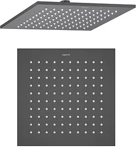 Лейка верхнего душа Aquatek чёрный матовый AQ2076MB, 1