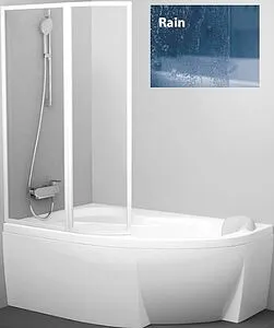 Шторка на ванну 1700мм прозрачное, матовое стекло Ravak Supernova VSK2 170 L 76LB010041 Шторка на ванну 1700мм прозрачное, матовое стекло Ravak Supernova VSK2 170 L 76LB010041, 1